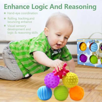 Textured Sensory Ball and Shape Set for Babies