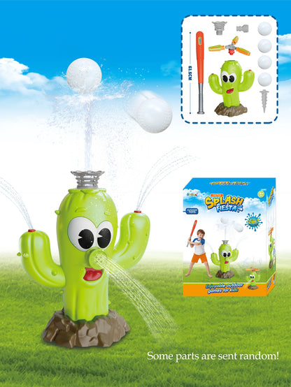 Cactus Sprinkler Toy for Outdoor Water Play