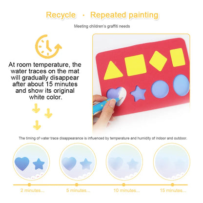 Reusable Magic Water Drawing Mat for Kids