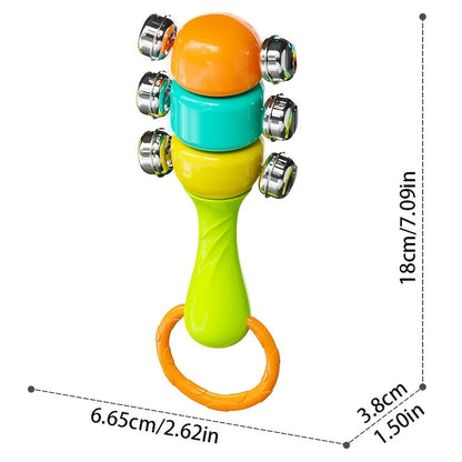 Baby Hand Bell Rattle Sensory Toy