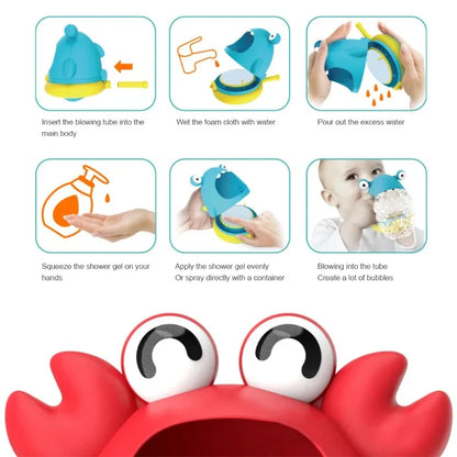 Shark and Crab Bubble Bath Toy