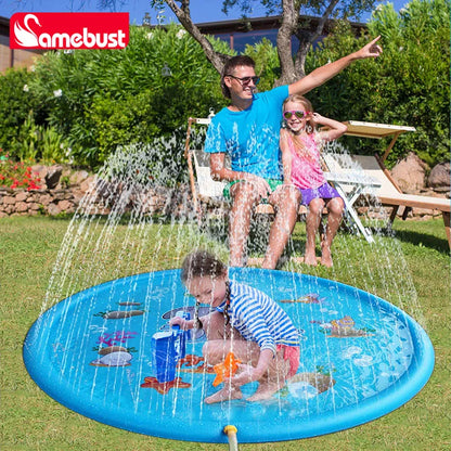 Outdoor Sprinkler Splash Mat for Kids