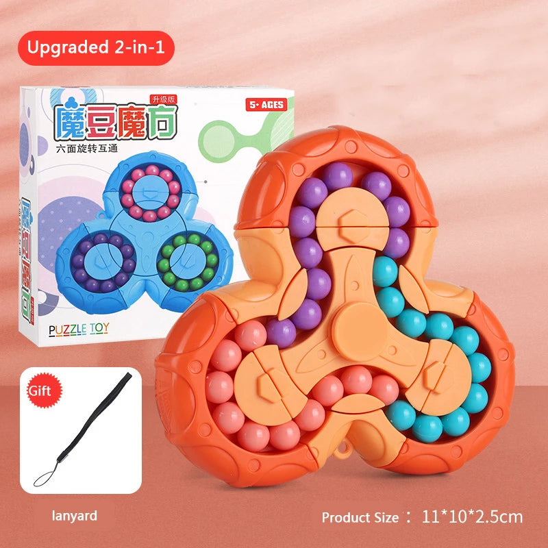 Rotating Bean Fidget Puzzle for Ages 14 Plus
