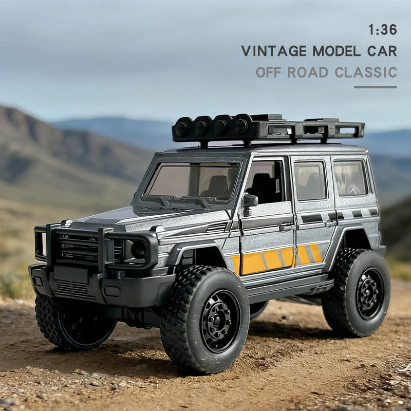 Vintage Off Road Pull Back Toy Car