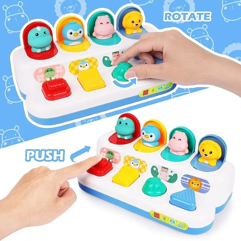 Interactive Pop-Up Switch Activity Toy for Toddlers