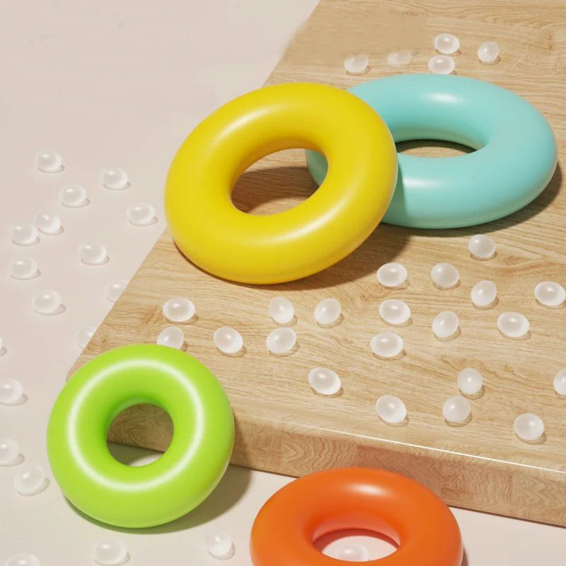 Rainbow Duck Ring Stacking Tower for Kids