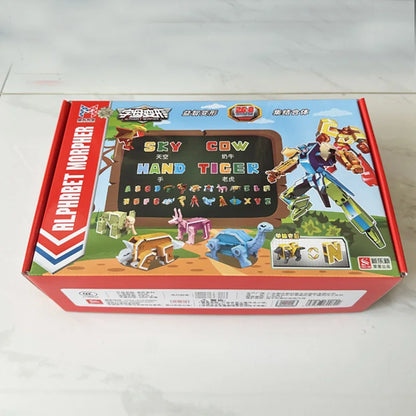 26 Piece Alphabet Transforming Robot Toy Set