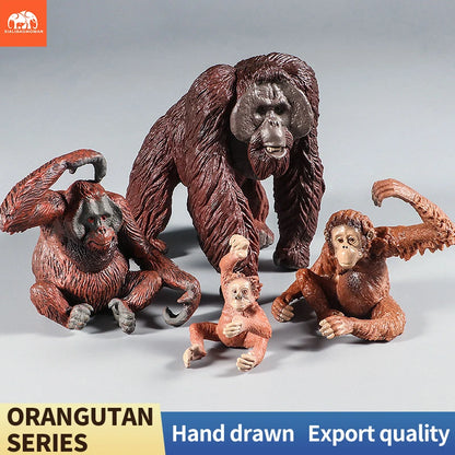 Realistic Orangutan Animal Figure