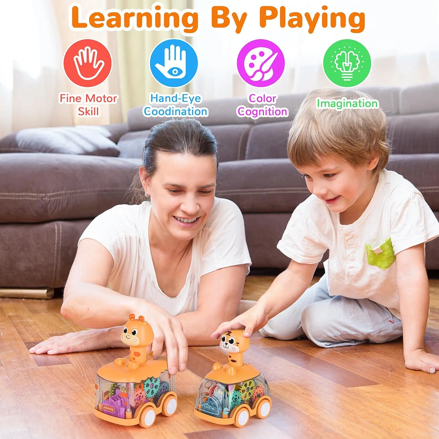 Press and Go Vehicle Toy Car for Kids