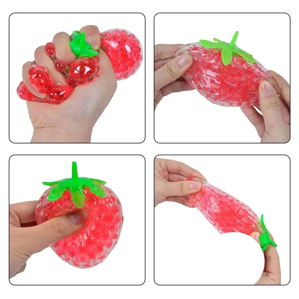 Fruit Squishy Stress Ball Fidget Toy Set