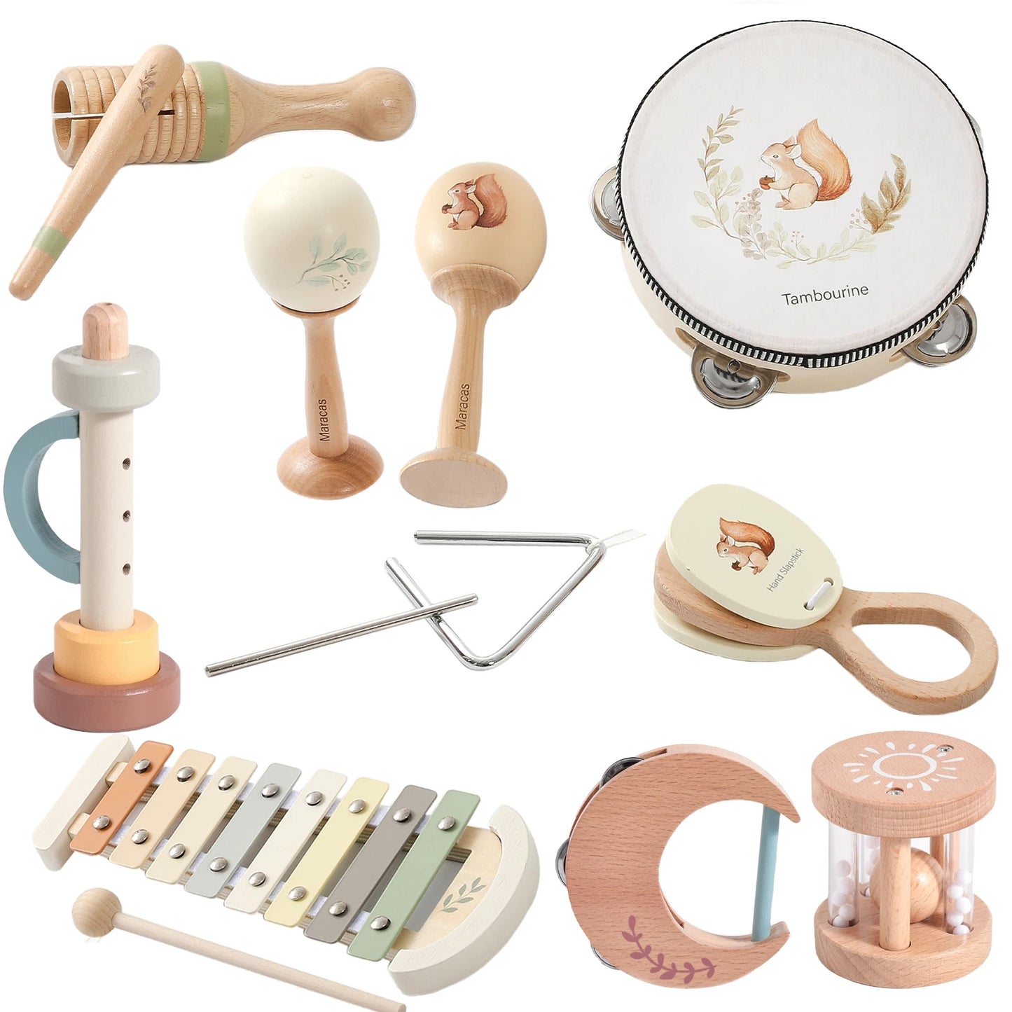 Wooden Musical Instrument Toys for Kids
