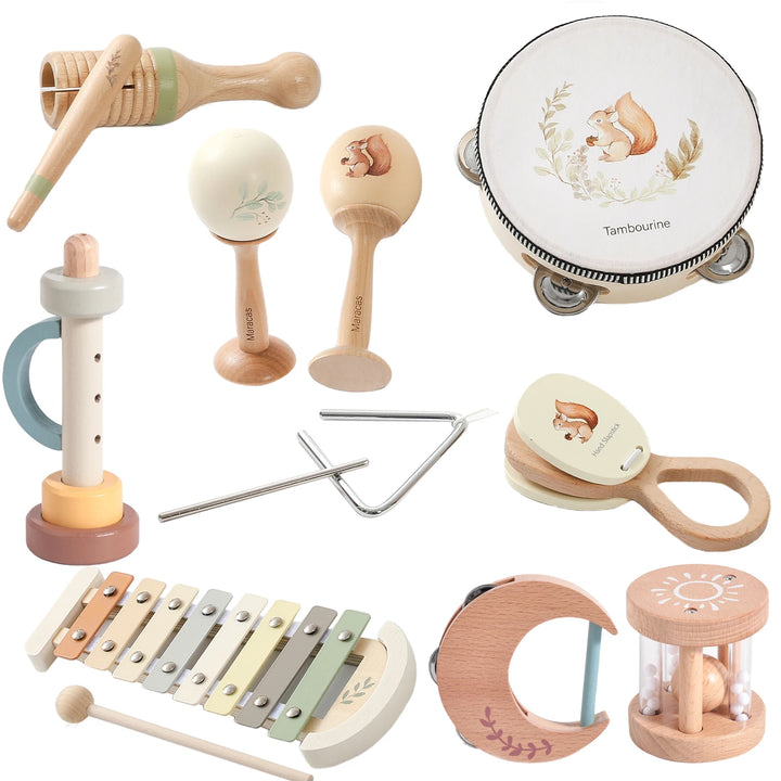 Wooden Musical Instrument Toys for Kids