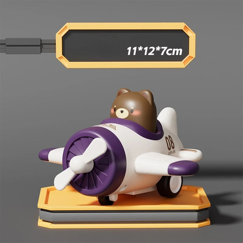 Animal Press and Glide Airplane Toy