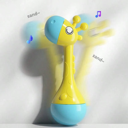 Baby Animal Hand Rattle Sensory Toy